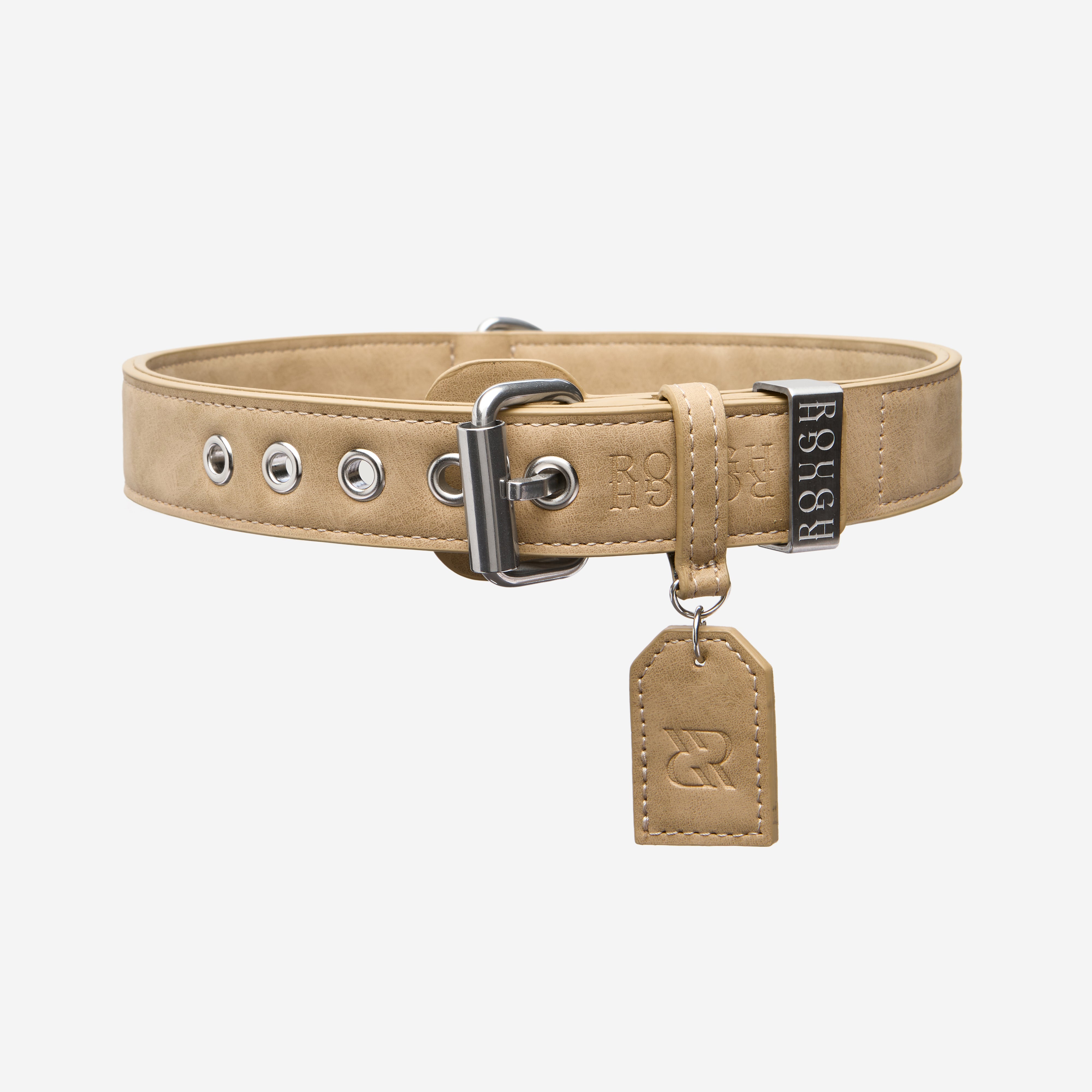 Dog Collar Sand Beige