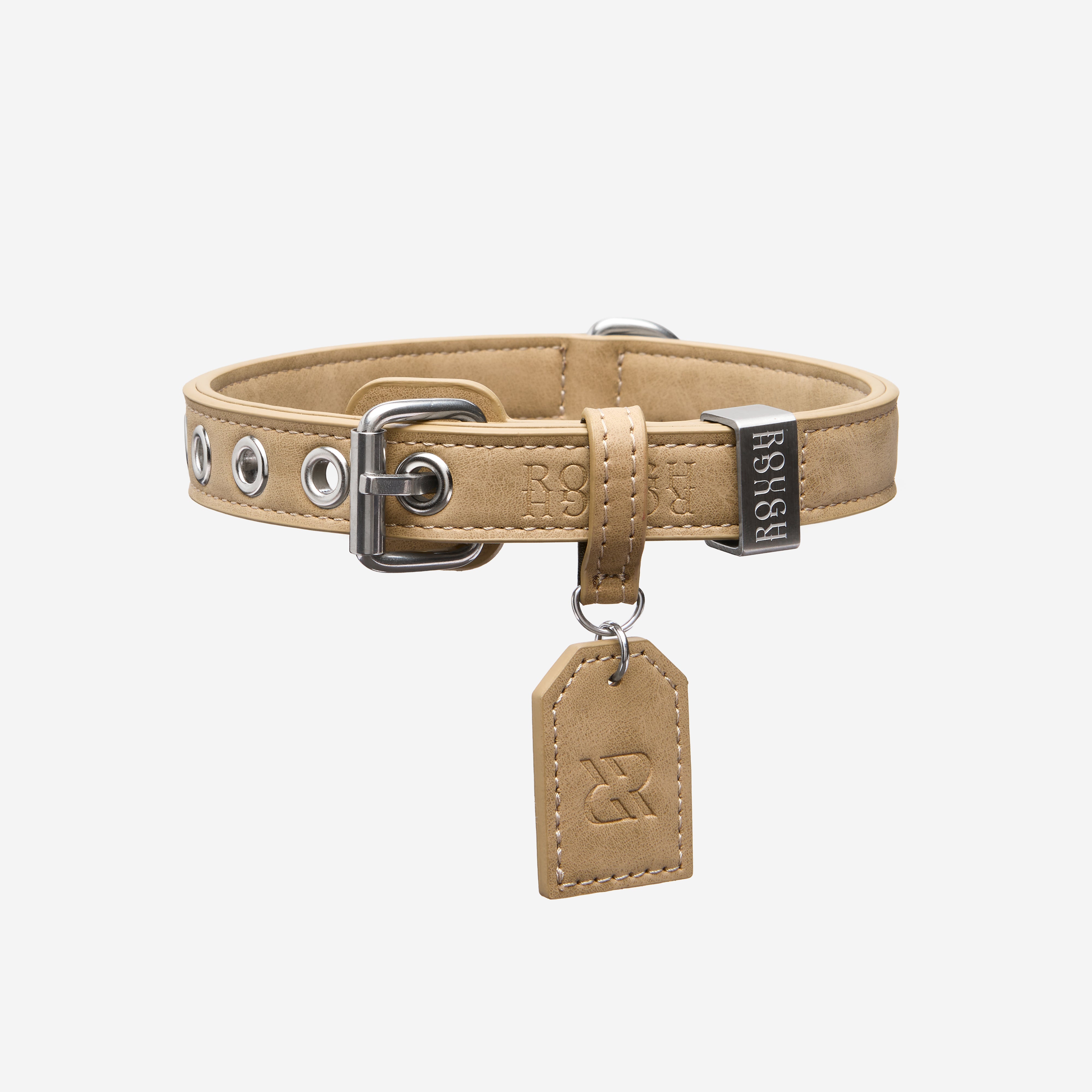 Dog Collar Sand Beige